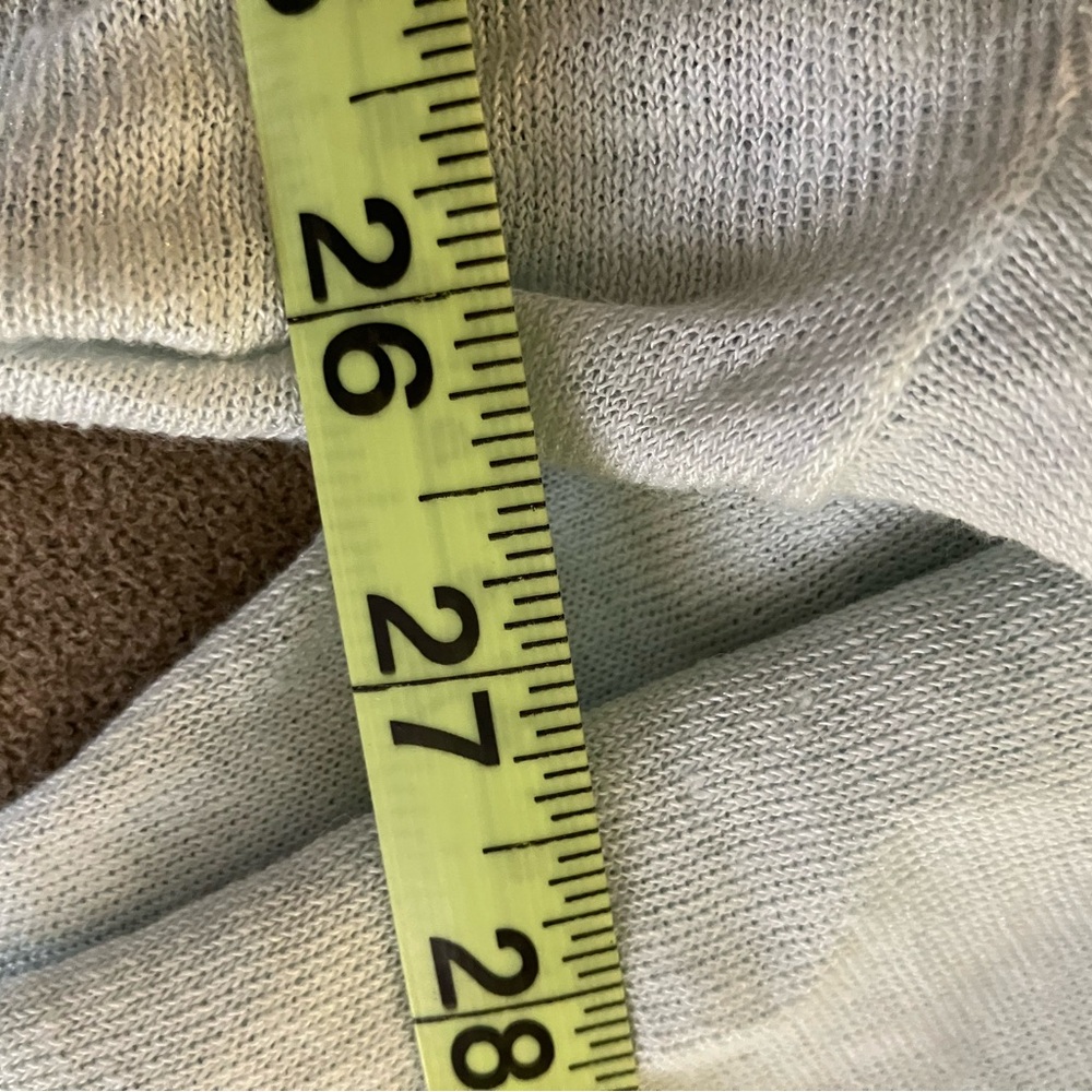 Eileen Fisher Light Blue Long Sleeve knit Top - Picture 11 of 12